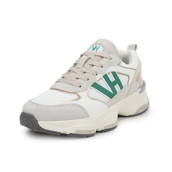 NEW IN BOX VINTAGE HAVANA DASH 2 GREEN WHITE & GOLD SNEAKERS - Picture 3 of 6